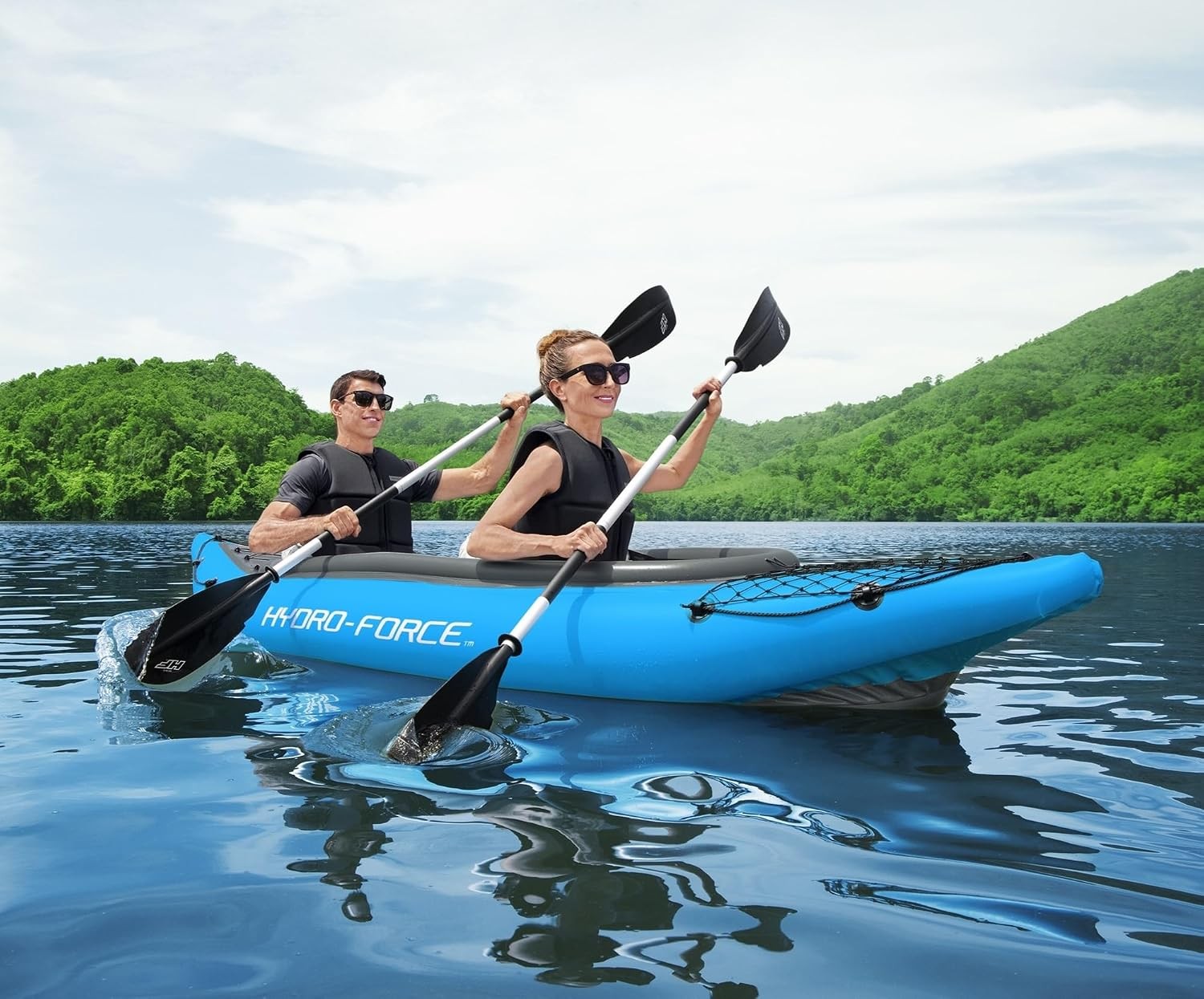 Inflatable Kayak Set Bestway Hydro Force Kayak Includes Paddle Hand Pump Seat