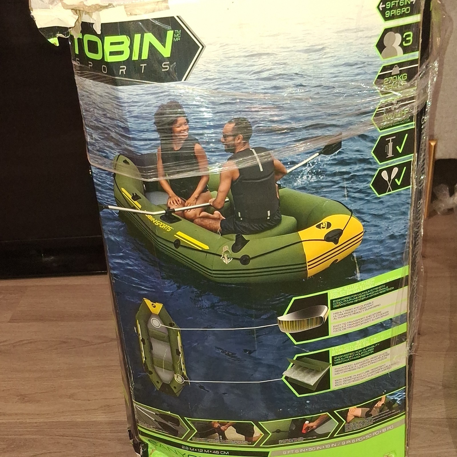 Tobin Sports Canyon Pro Inflatable Raft – Model Canyon Pro MPN 2822684