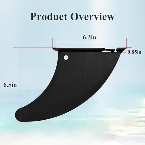 Skeg Fin Rudder for Intex Inflatable Kayaks – Standard Directional Fin, Fits K1