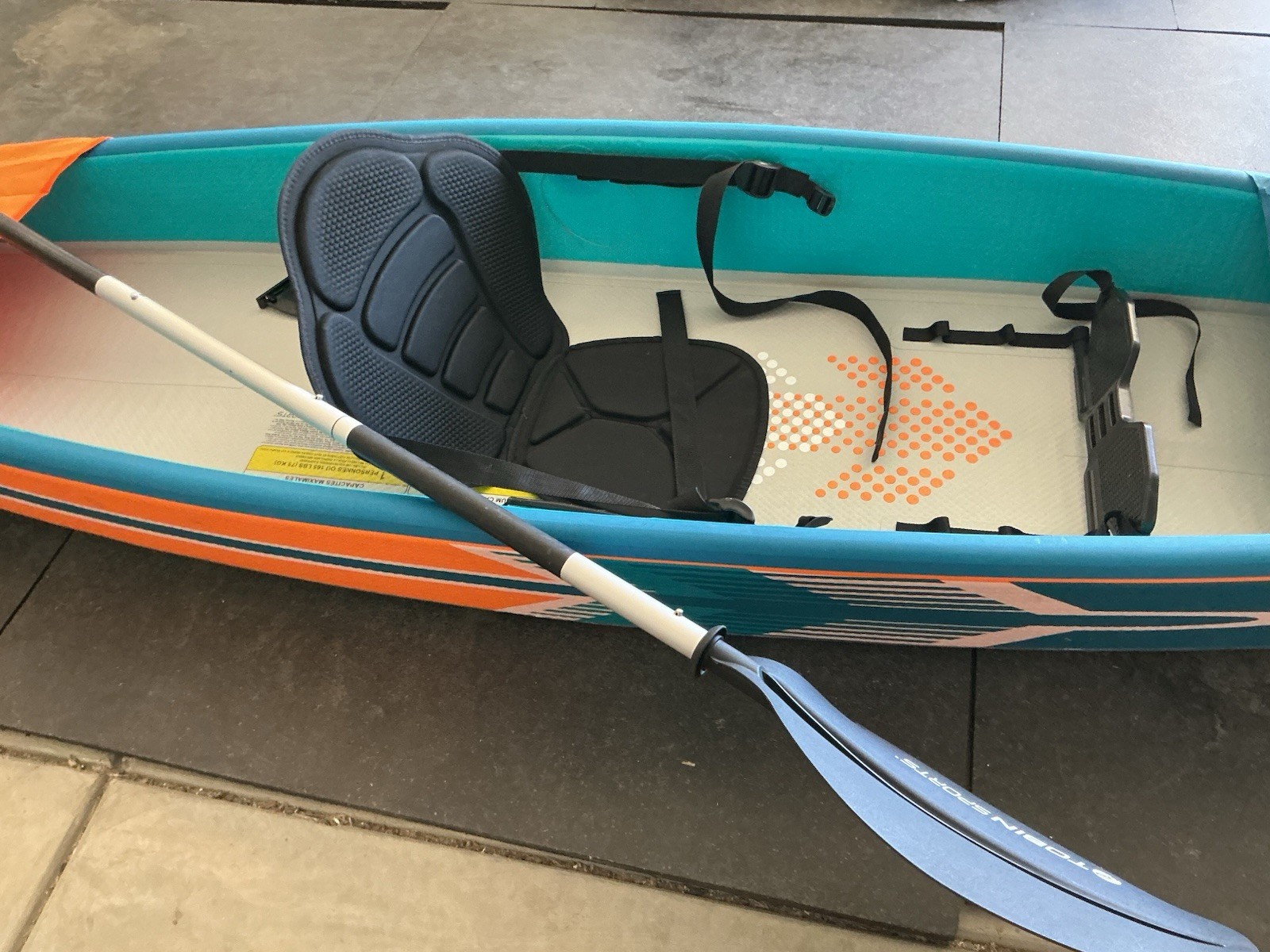 Tobin Sports Breakwater Pro X1 Inflatable Kayak