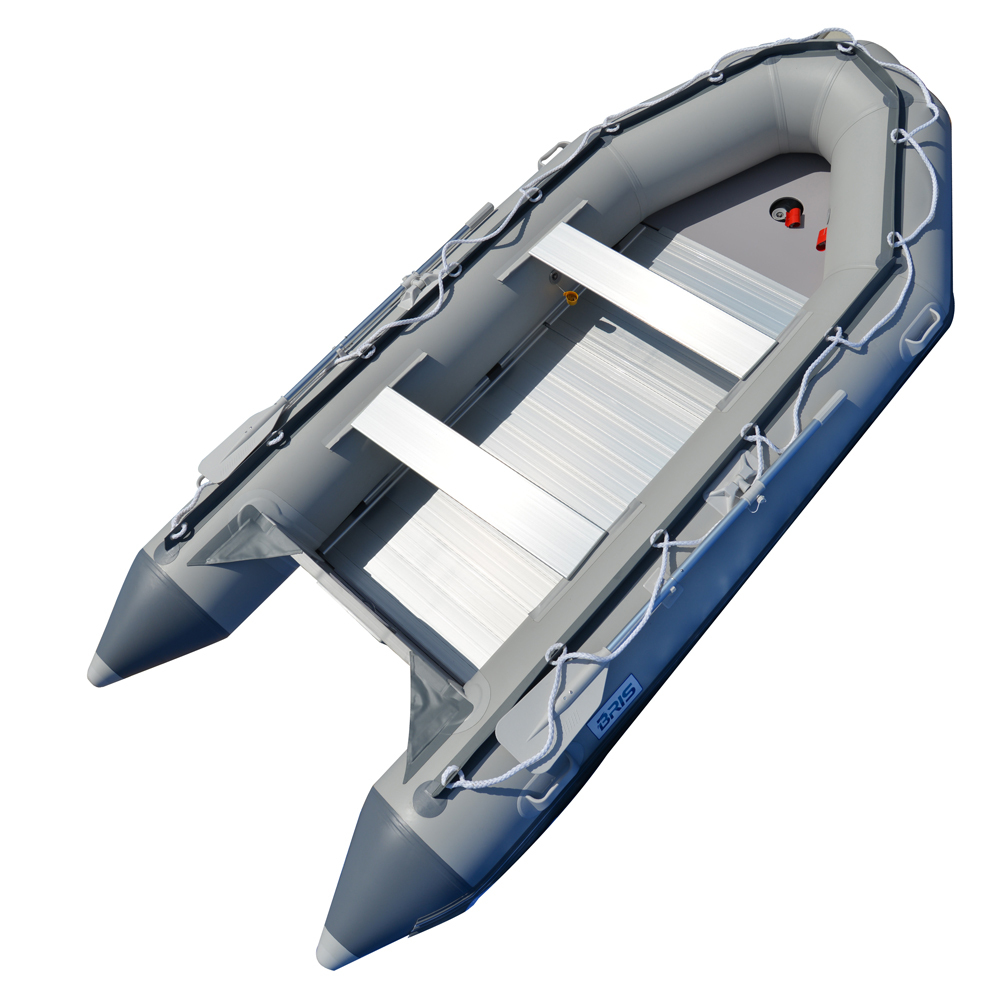 BRIS 12.5ft Inflatable Boat Inflatable Dinghy Rescue & Dive Raft Fishing Boat