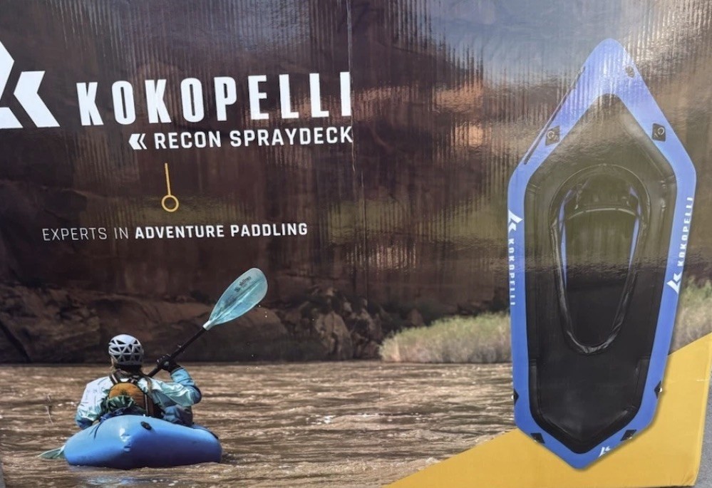 Kokopelli Recon Spray Deck Pack Raft Boat Paddle Watercraft New Sealed