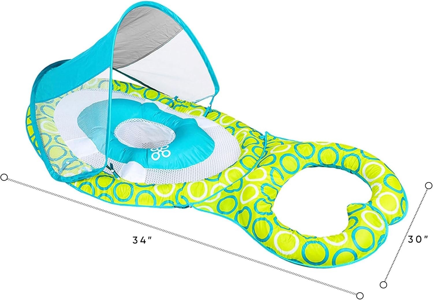 SwimWays Baby Spring Float Mommy and Me Float w/ Canopy