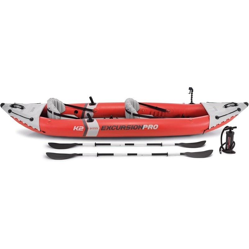 Inflatable Kayak 2 Person Durable PVC Easy Maneuverability Portable Gear New