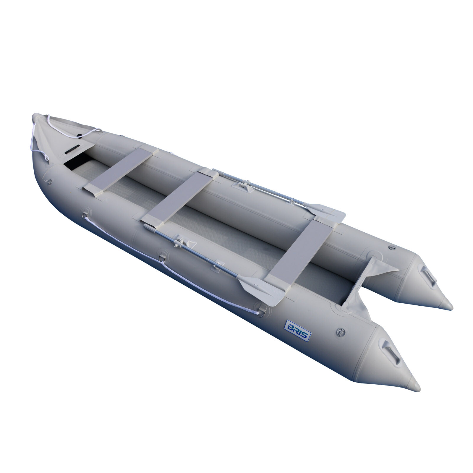 BRIS 15.4Ft Inflatable Kayak Fishing Boat Tender Poonton Inflatable Canoe Dinghy