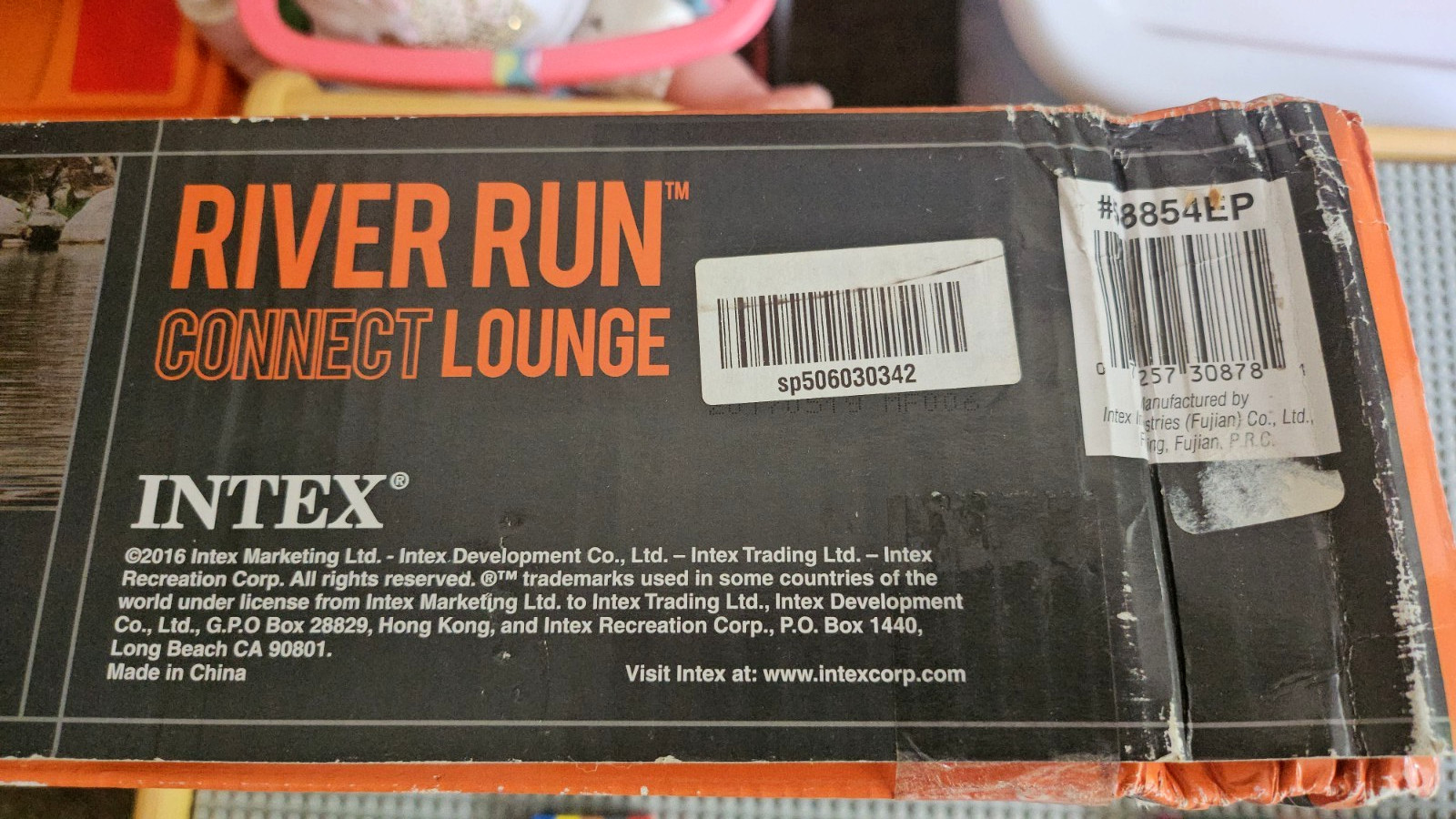 Intex River Run I Sport Lounge 53 inch Inflatable Water Float