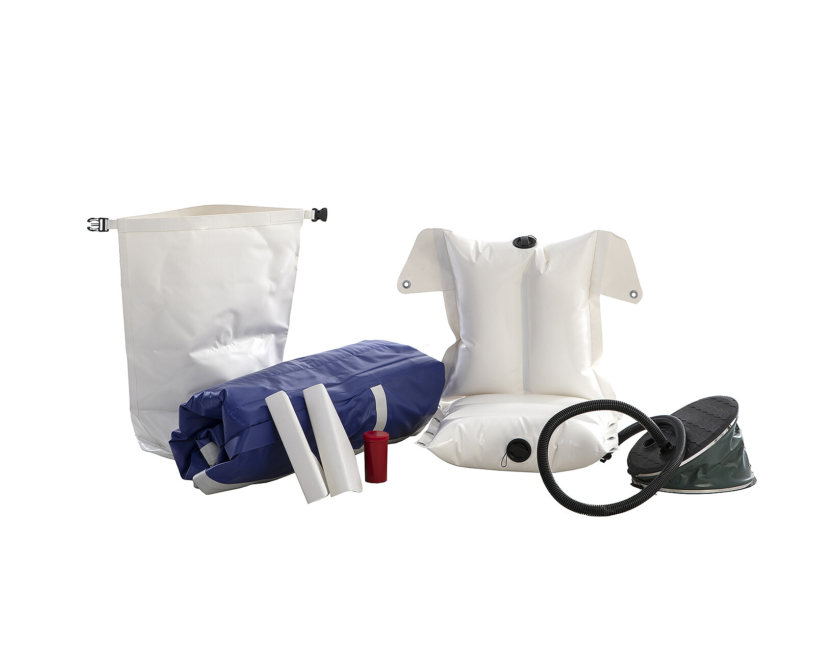 Perun Outdoors Durable PVC Inflatable Kayak Boat with Air Pump & Carry Bag
