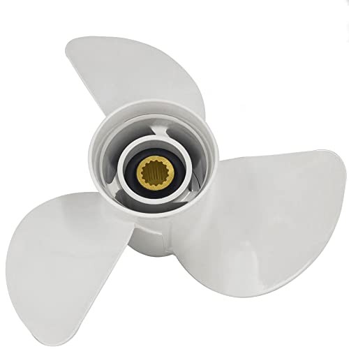 13 1/4×17-K Aluminum Boat Motor Propeller – Replaces 6E5-45945-01-EL