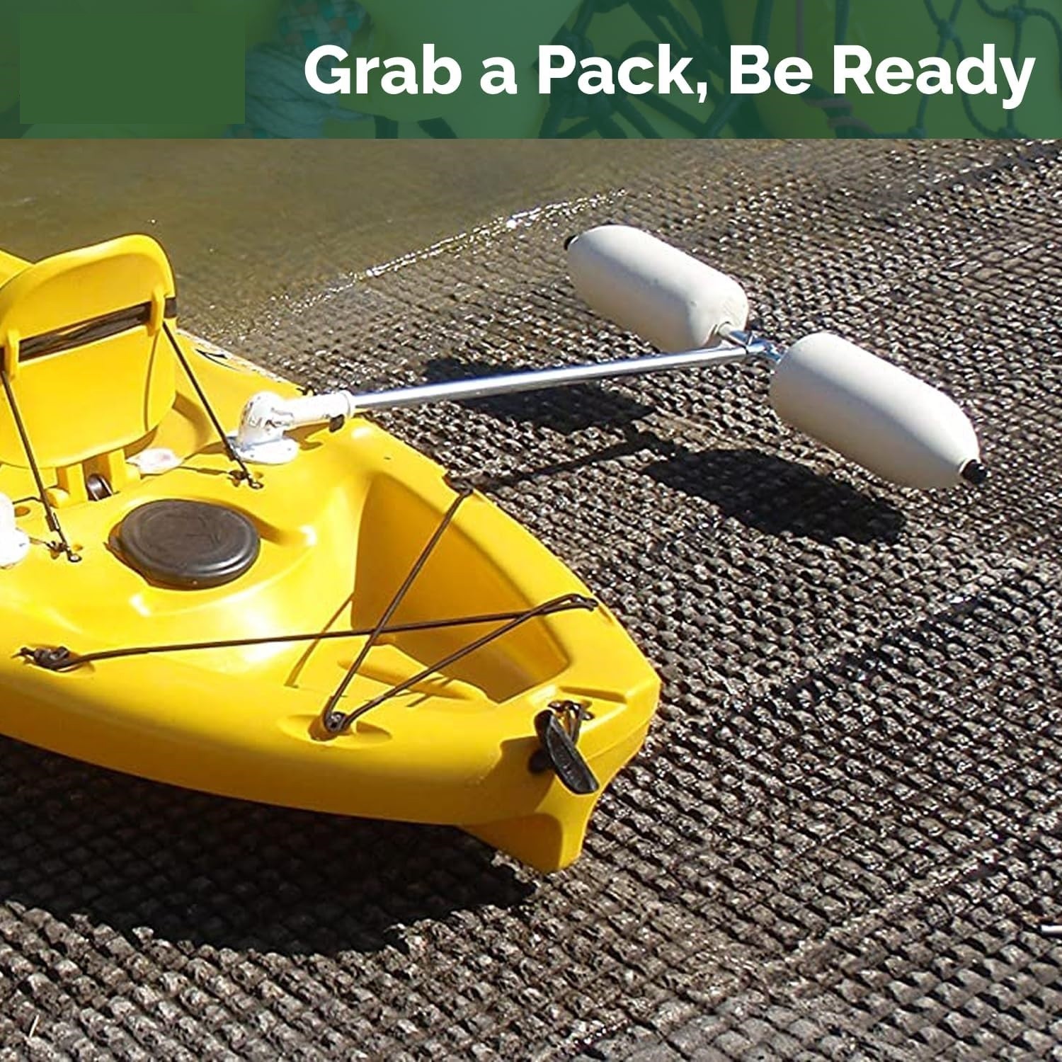 2 Pack Trap Float Kayak Float Buoy Float Deep Water Float Boat Stabilizers 11×5