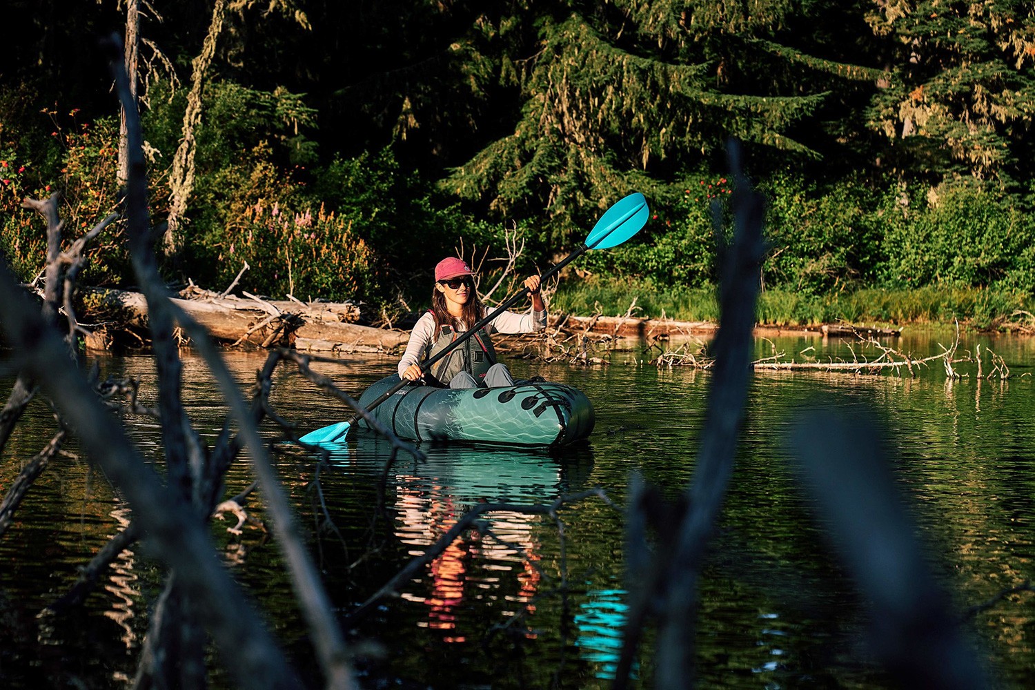 AquaGlide Backwoods Expedition 85 Ultralight Kayak