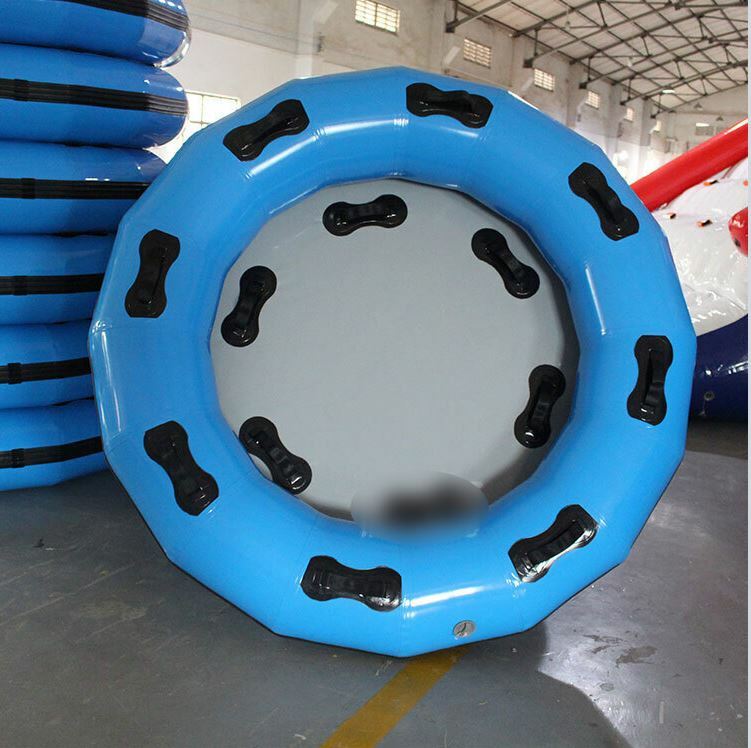 Inflatable 0.9mm PVC 6 Person 10ft Towable White Water Lazy River Raft With Pump