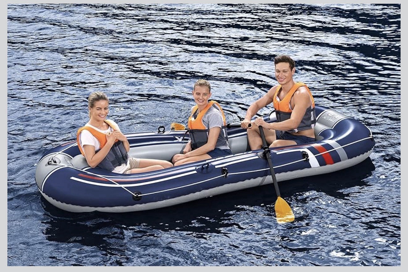 Bestway Hydro-Force Inflatable Raft Set | Inflatable Boat for Kids and Adults…