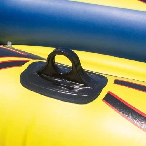 Inflatable Boat Raft 2 Person 6 Ft Heavy Duty PVC With Oar Locks Grab Line
