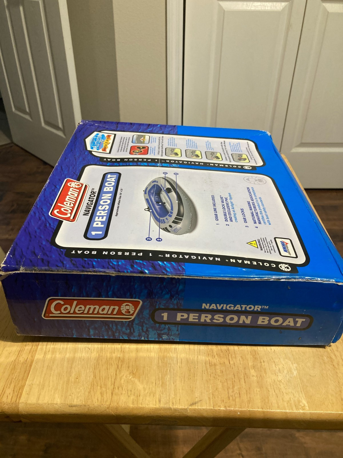 Coleman 1 Person Inflatable Boat Up To 190lbs BRAND NEW Circa 2000 SEE PICTURES