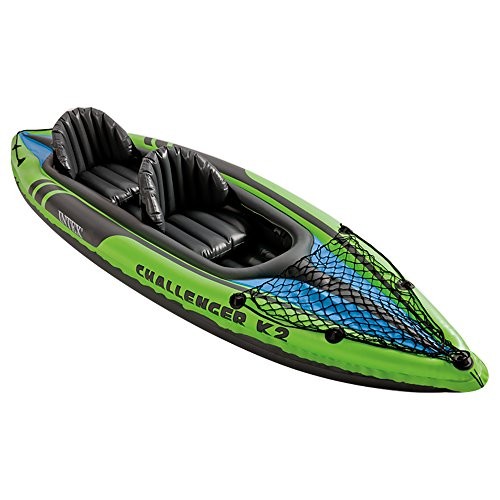 Intex 68306EP Challenger K2 Kayak, 2-Person Inflatable Kayak with Aluminum Oars