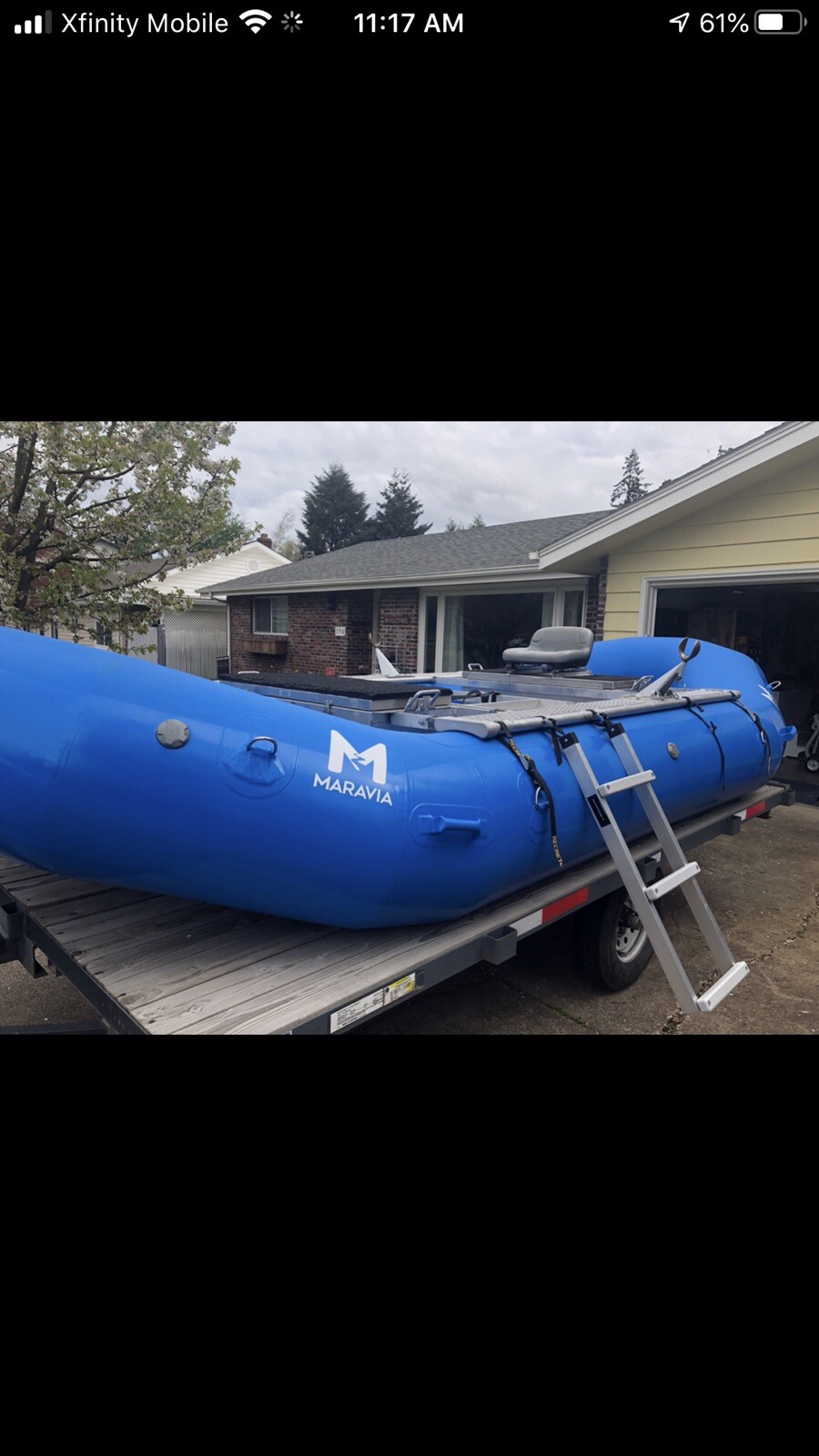 Aluminum Raft Ladder. (whitewater, Kayak, boat, outdoor Gear, Rafting)