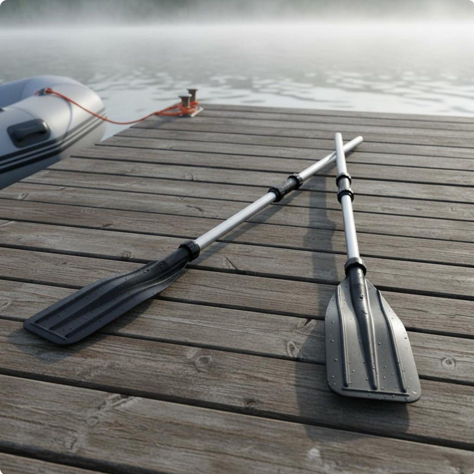 2 Pieces Inflatable Boat Oars Long-Lasting Boating Equipment Lightweight