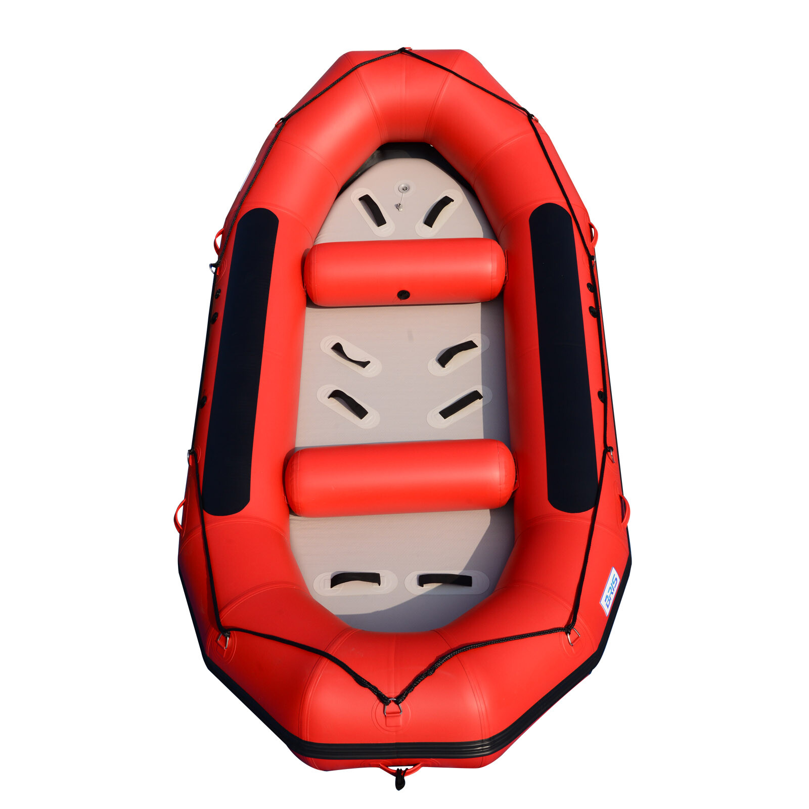 BRIS 13ft Inflatable River Raft 6 Person White Water Rescue Raft FloatingTubes
