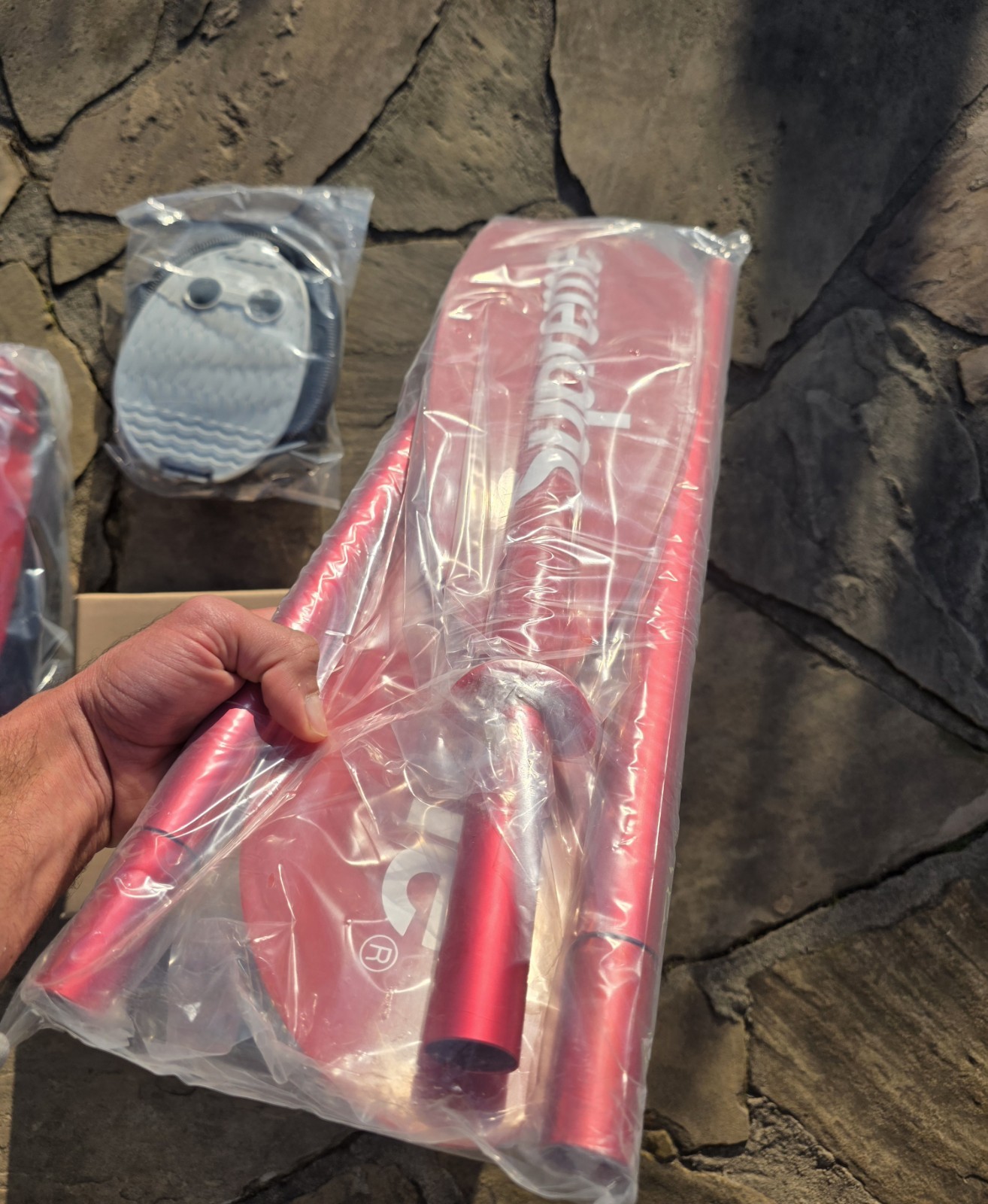 Supreme Advanced Elements Packlite Kayak in Red SS18 Inflatable Packable Oar
