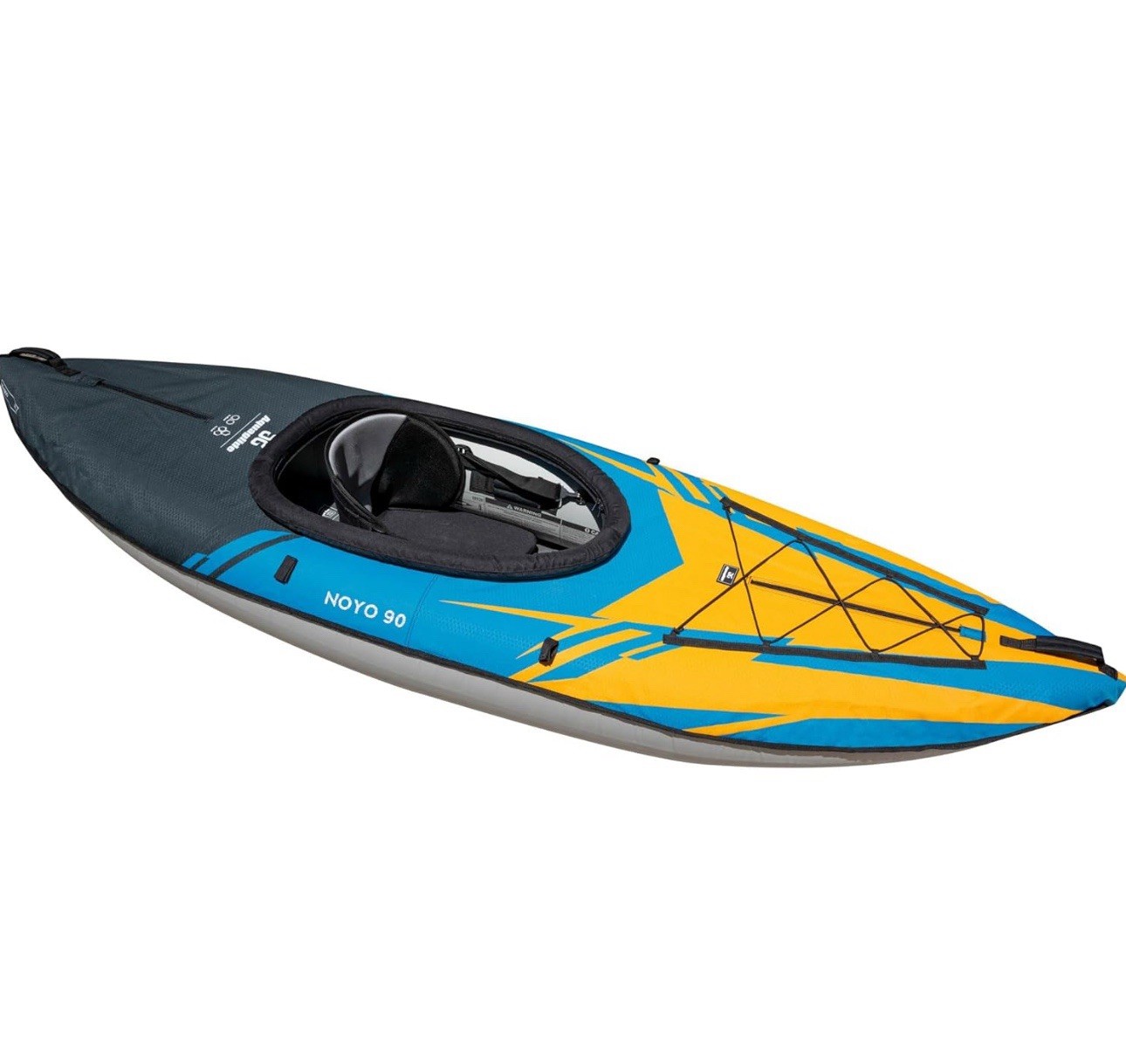 Aquaglide Noyo 90 Inflatable Kayak – 1 Person Touring Kayak with Bag
