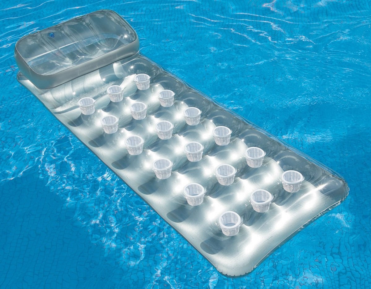 Intex 18Pocket Suntanner Lounge Floating Lounger 6Pack
