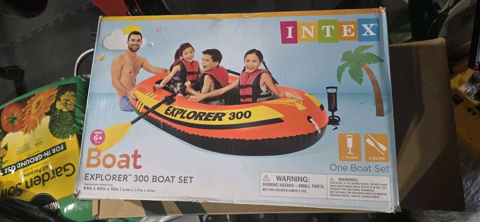 Intex Explorer 300 Boat Set