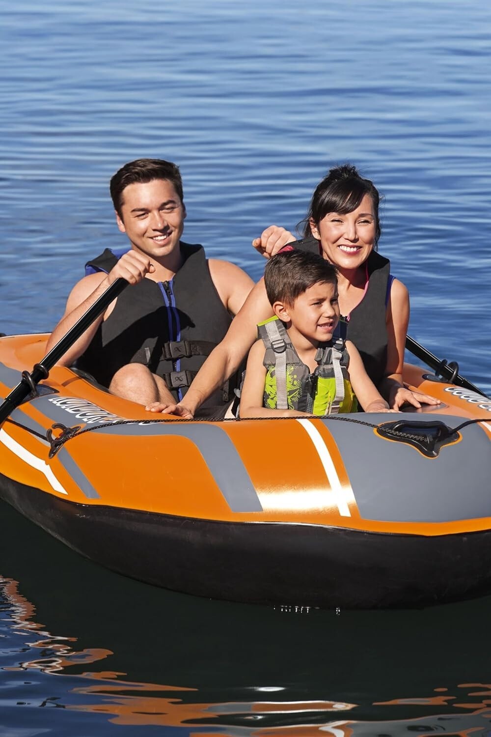 Bestway Kondor 3000 Inflatable Boat Set, Rubber raft 2.20 m x 115 cm