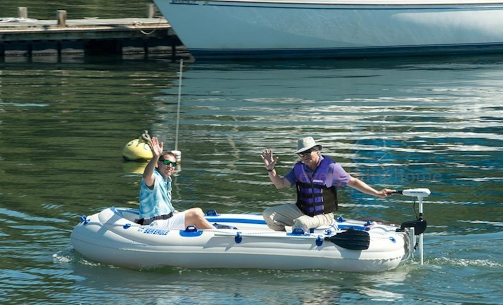 Sea Eagle SE9 Fisherman’s Dream Pkg Inflatable Motor Mount Boat – Free Shipping!