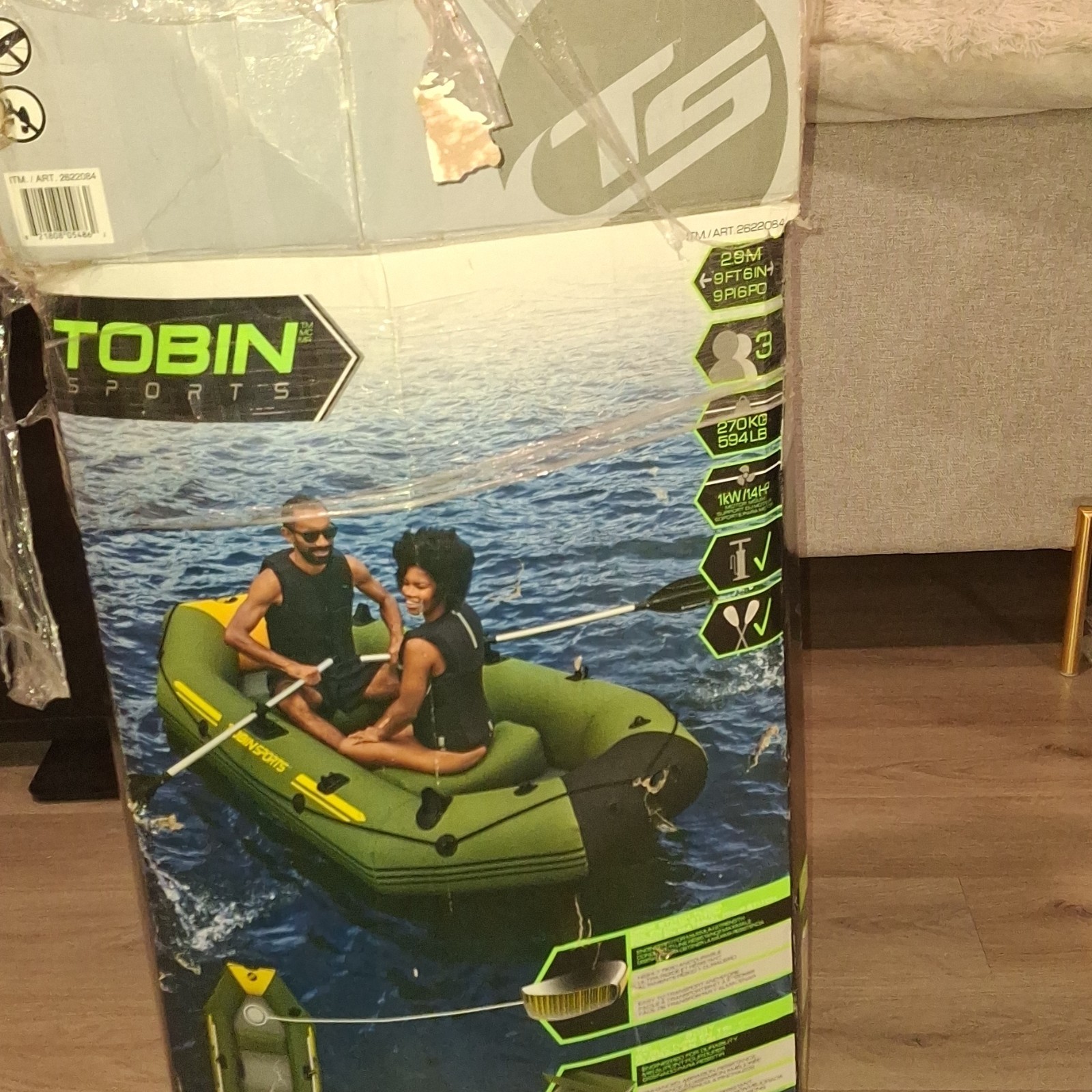 Tobin Sports Canyon Pro Inflatable Raft – Model Canyon Pro MPN 2822684