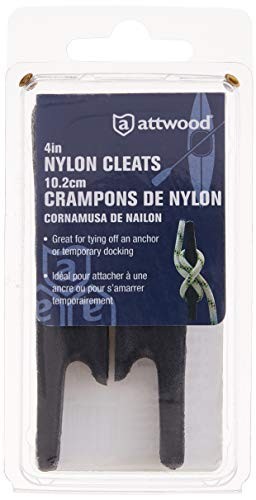 Attwood 11783-7 Nylon Boat Cleats 4 Inch Pair Pre Drilled Anchor Dock Tie Off