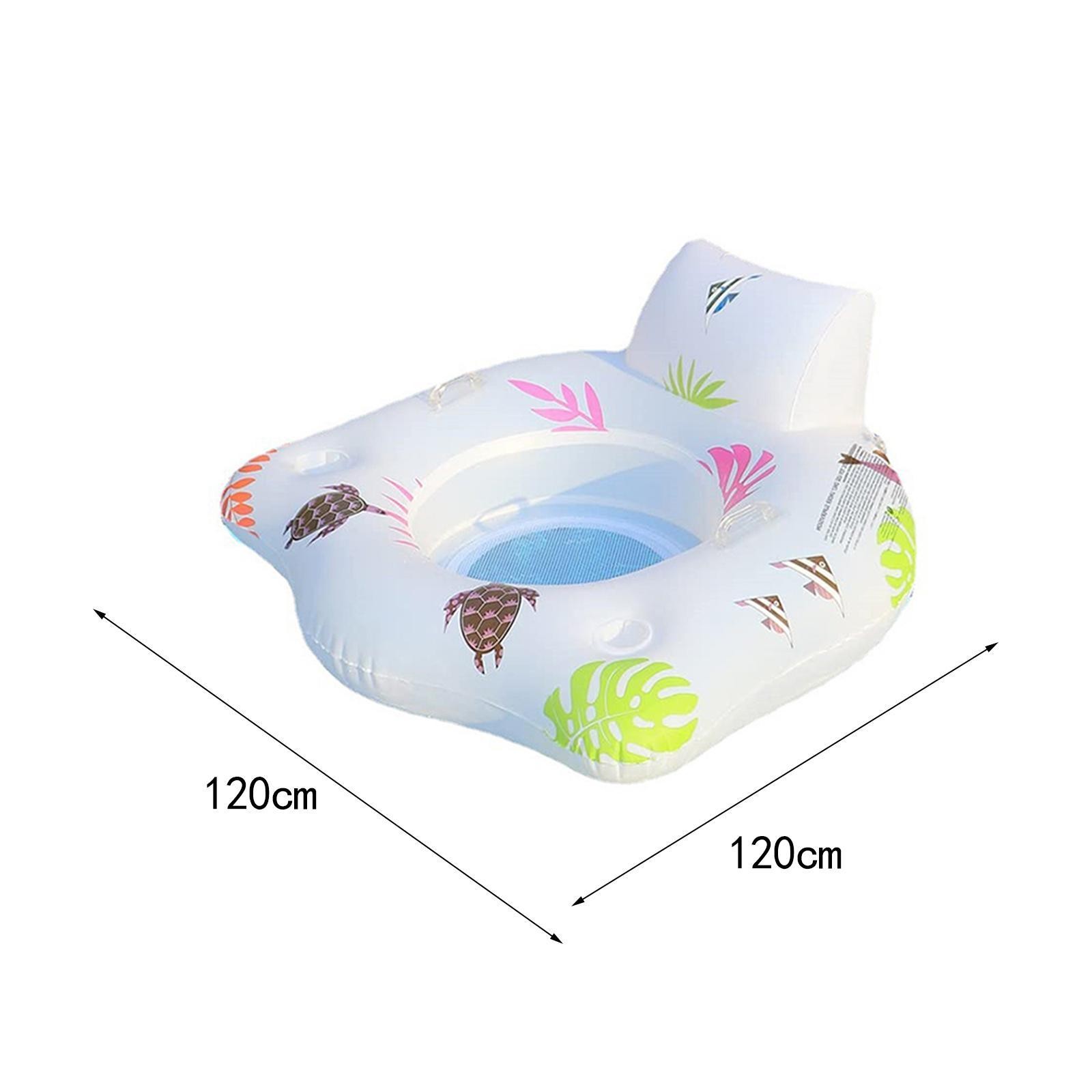 Pool Float Lounge Inflatable Pool Floats with Cup Holder