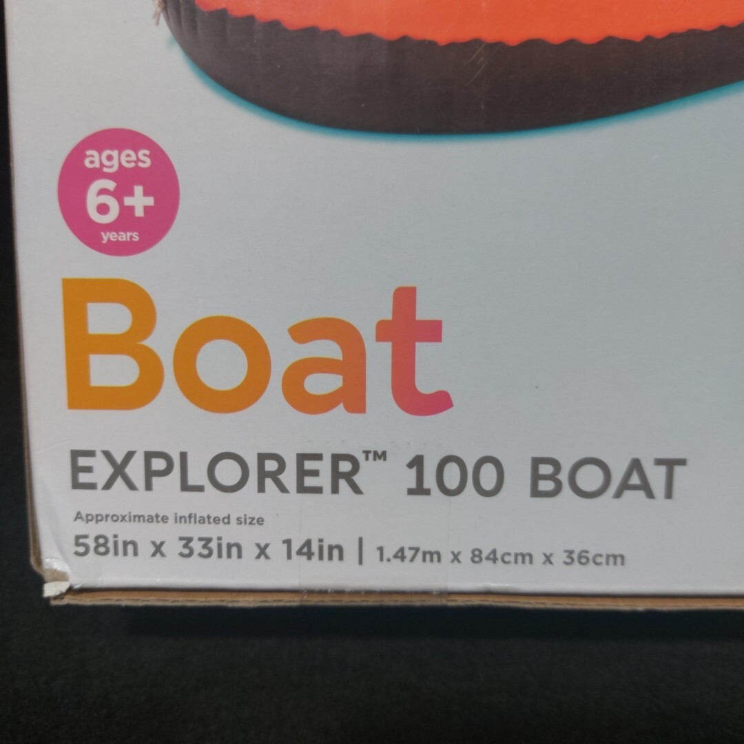 Intex 58″ x 33″ Explorer 100 Inflatable Swimming Pool Boat Raft Float