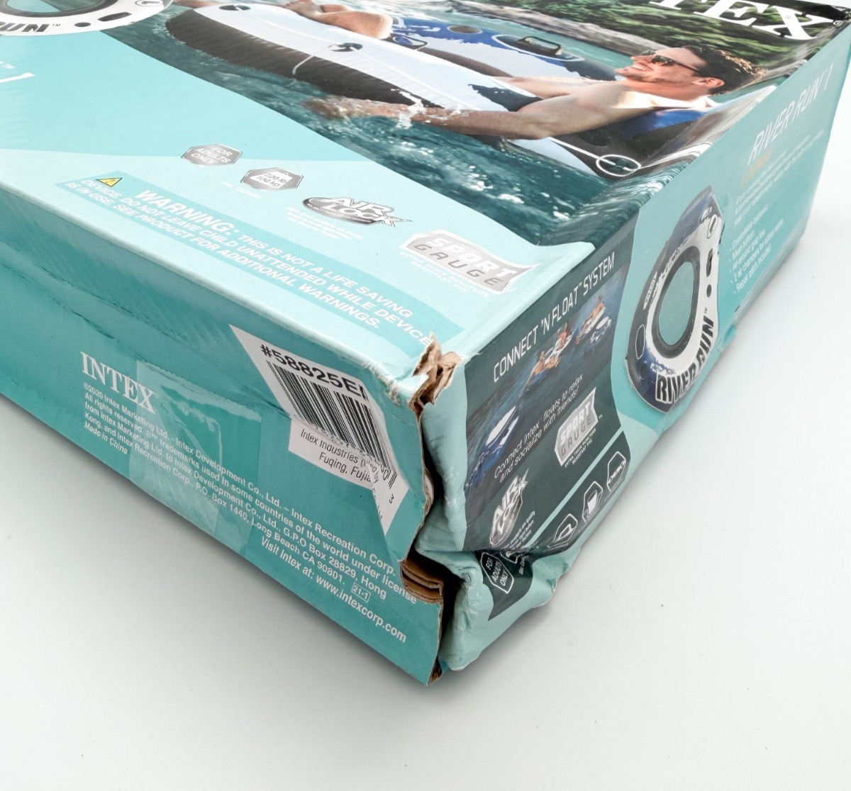 Intex River Run I Inflatable Floating Tube 2pk (NEW, Damaged Packaging)