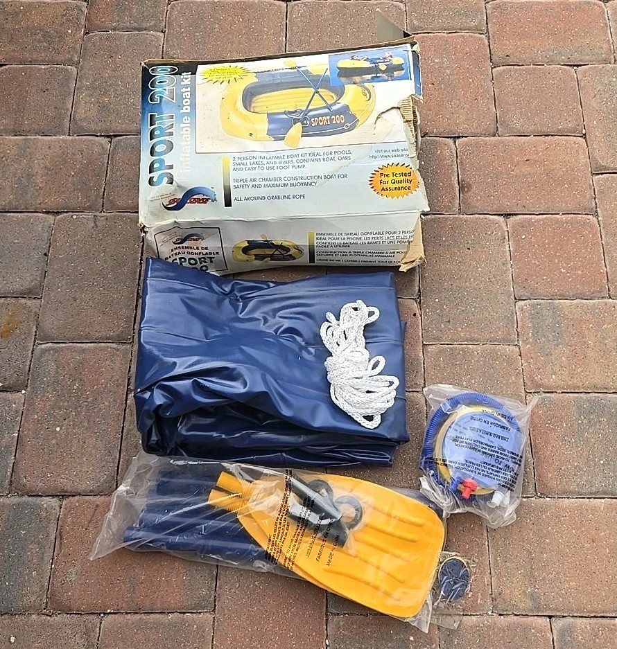 Sea Sense Sport 200 Inflatable Boat 2 Person Boat In Original Box Unused
