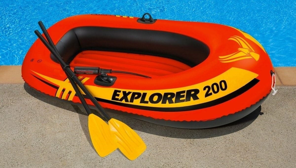 Bote Inflable Con Remos Balsa Bote De Pesca Resistente Durable Bomba De Aire