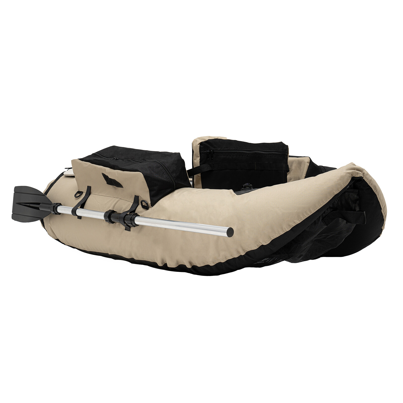 Portable Inflatable Boat Fishing Dinghy Boat Sport Backrest Adjustable 130kg