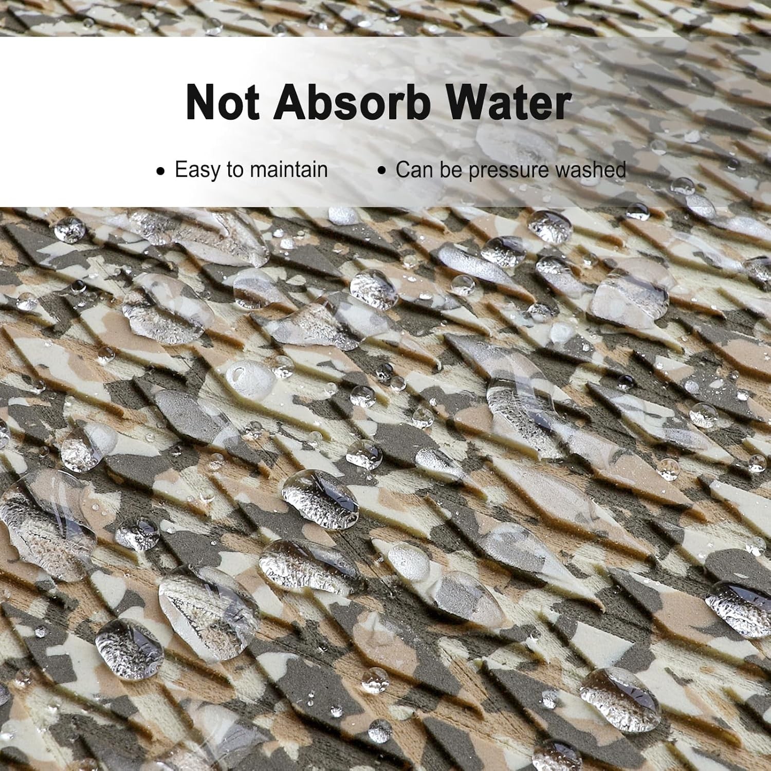 Boat Flooring Camo EVA Foam 94.5″Lx16.1″W – 10.5sqft, Desert