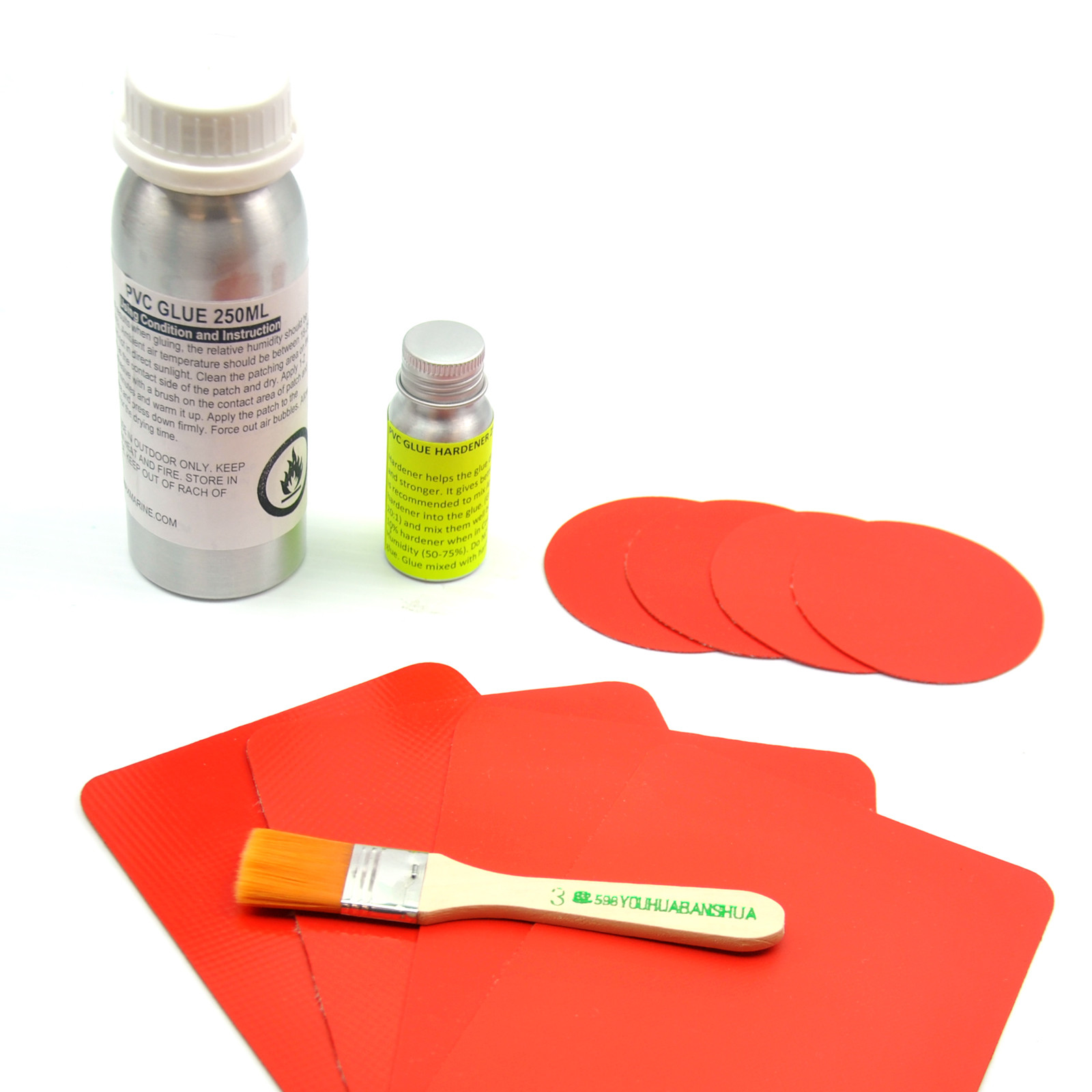 Seamax Professional 2 Part Glue Repair Kit for PVC or Hypalon Inflatable Boats