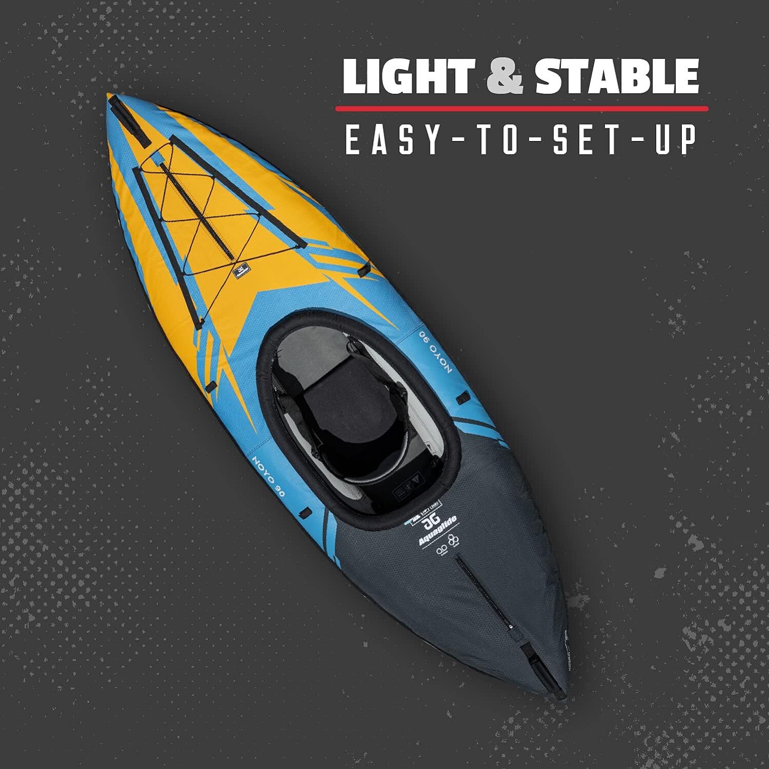 Inflatable Kayak,Portable,Lightweight & Built to Last,Kayak-Seat and Storage Bag
