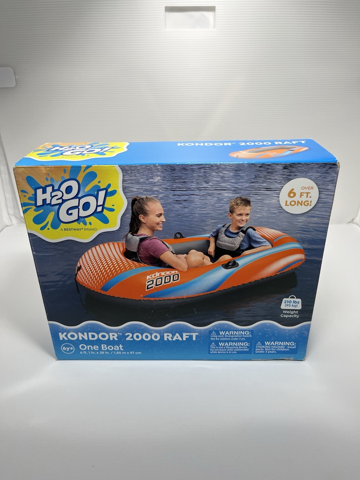 NEW Bestway H2OGO Kondor 2000 Inflatable Raft Boat 6ft 1in Factory Sealed Box