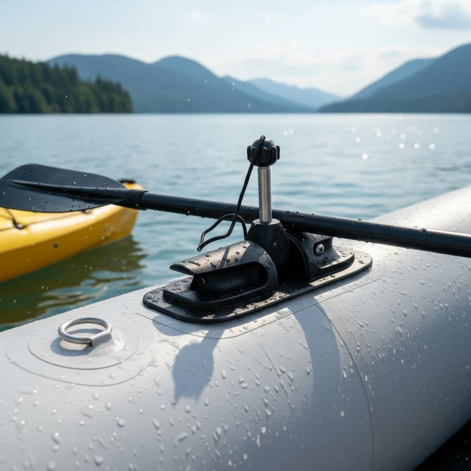 Inflatable Boat Paddle Lock Sturdy Raft Paddle Holder Lightweight for Fishing