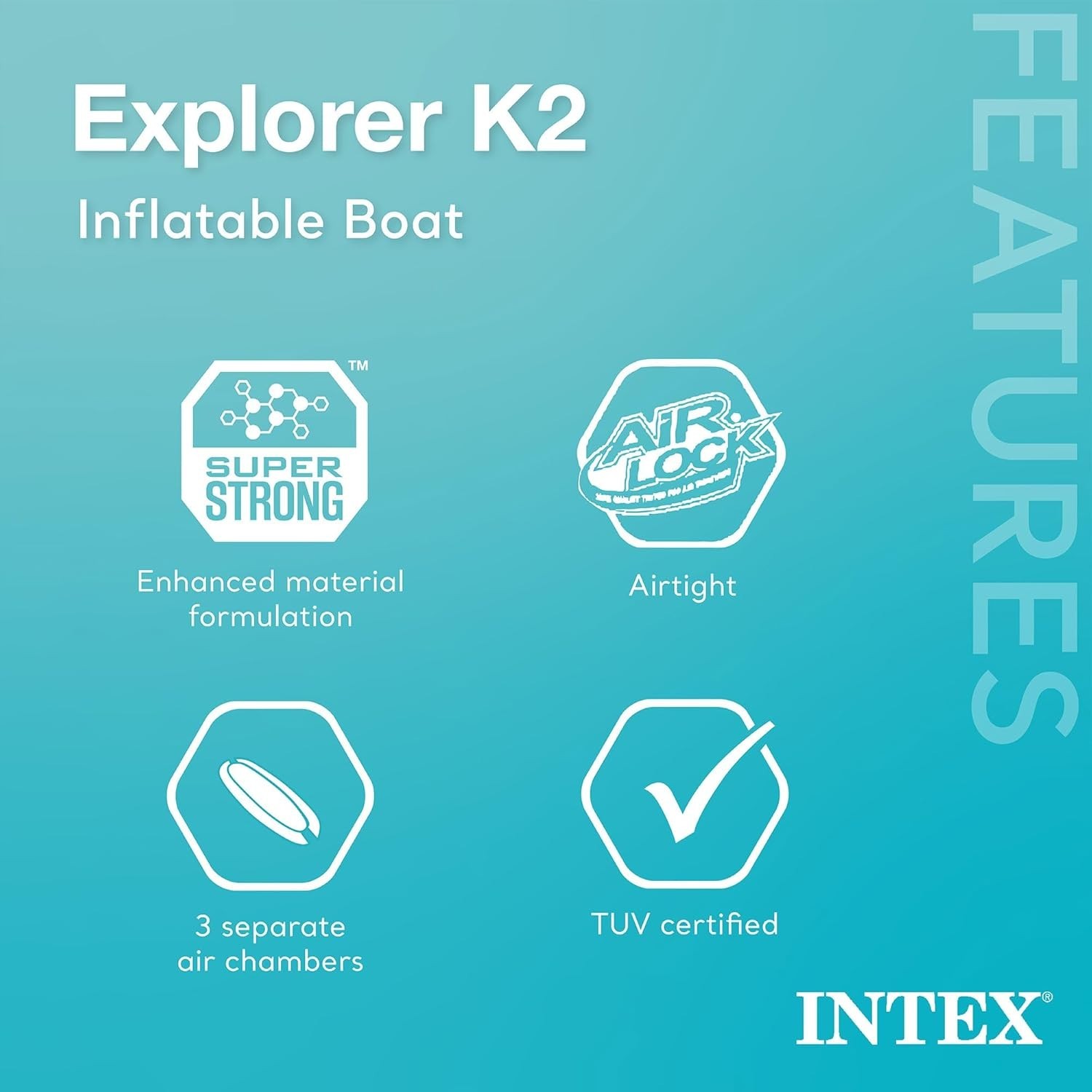 Sale! Intex Explorer K2 Inflatable Kayak – 2 Person
