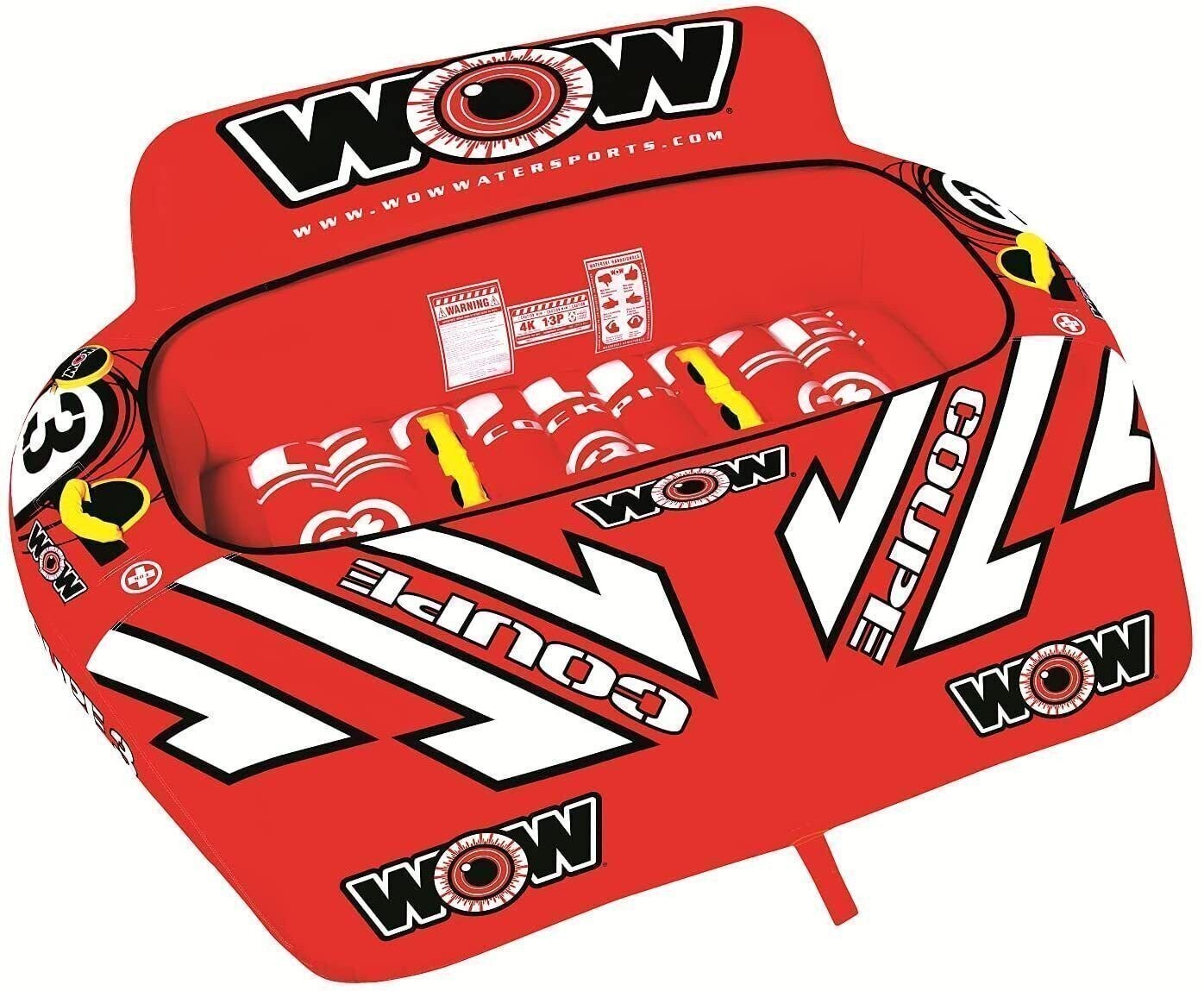 WOW Sports 3 Person Coupe Cockpit Towable tube