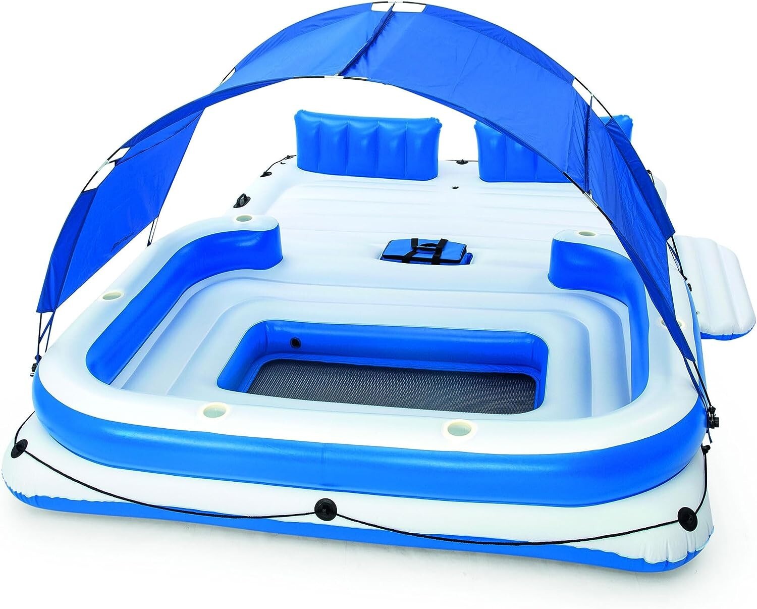 Bestway Hydro ForceTropical Breeze Raft 6-Person Inflatable Float Large Lounge