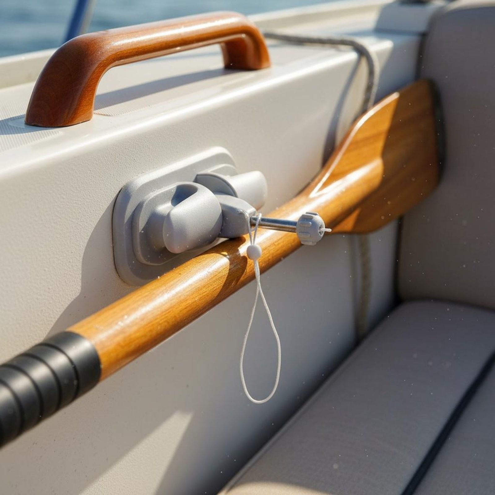 Inflatable Boat Paddle Lock Sturdy Raft Paddle Holder Lightweight for Fishing