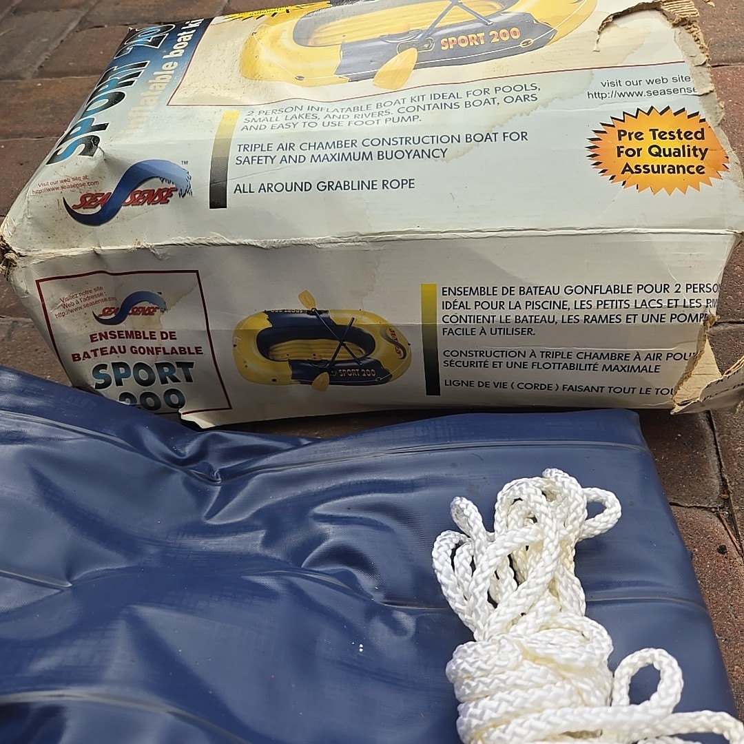 Sea Sense Sport 200 Inflatable Boat 2 Person Boat In Original Box Unused