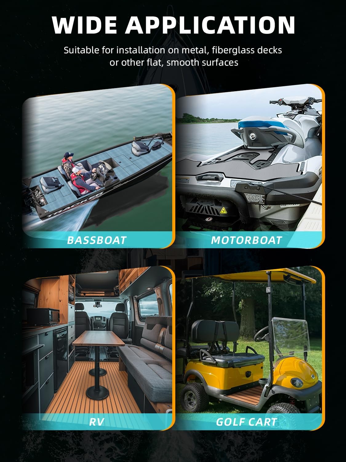 Focean Boat Flooring Eva Foam Boat Decking Marine Flooring Brushed Texture