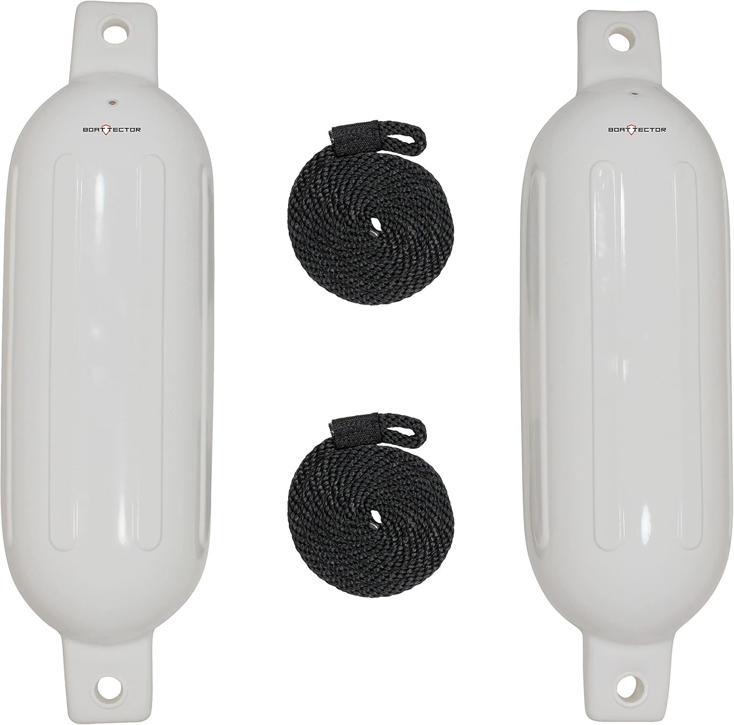 Durable White Inflatable Boat Fenders – 6.5″ x 22″ – Protect Your Investment