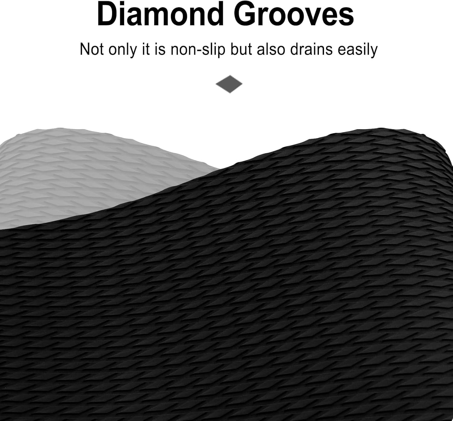 EVA Foam Boat Decking Sheet 47.2×11.8 in Black for DIY Marine Surfboard