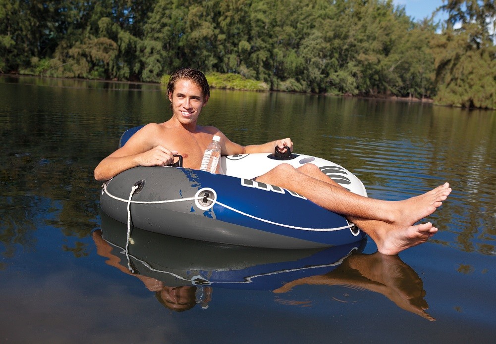 INTEX River Run I Inflatable Water Floating Tubes 6 Pack